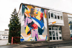 Schillerviertel, Streetart, StreetArt, Graffiti, Murals, KolorCubes, Quartier, Stadtansicht